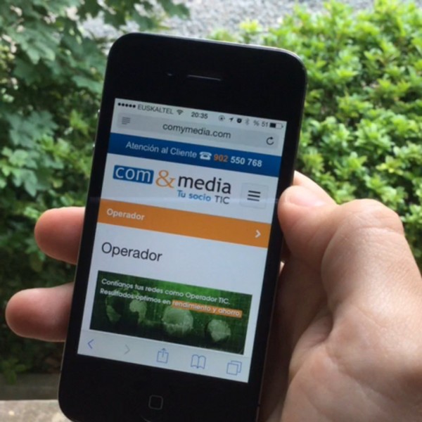 ComyMedia: página web responsiva