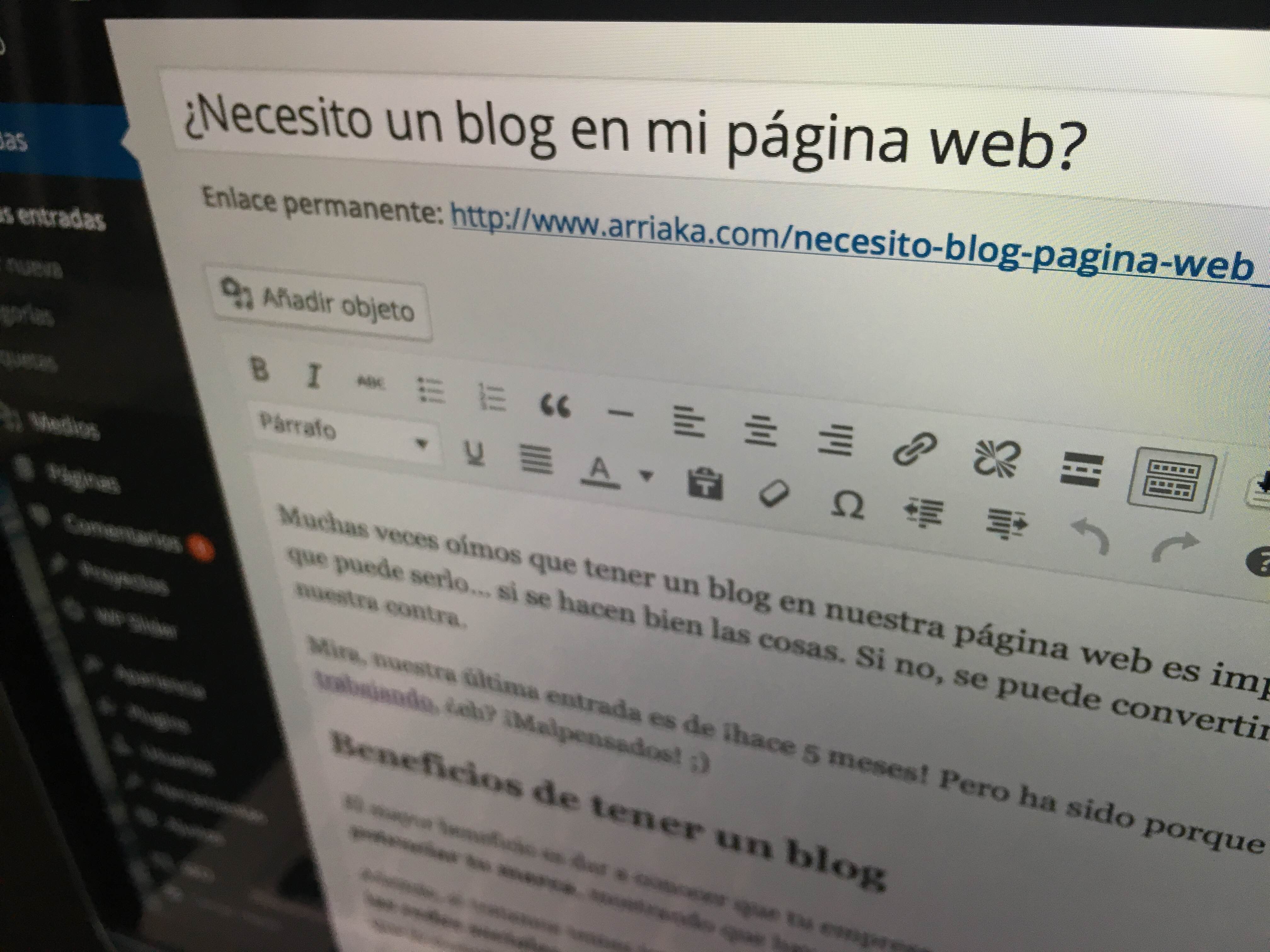 blog-en-pagina-web-wordpress